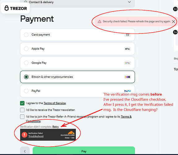 Trezor order cloudflare error