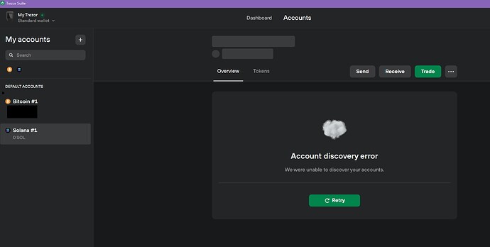 account discovery error