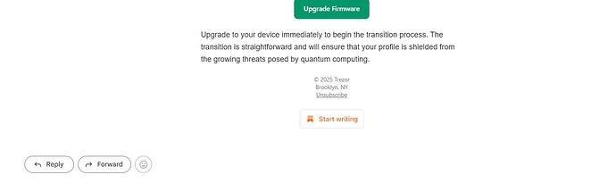 Trezor Quantam Attack 2